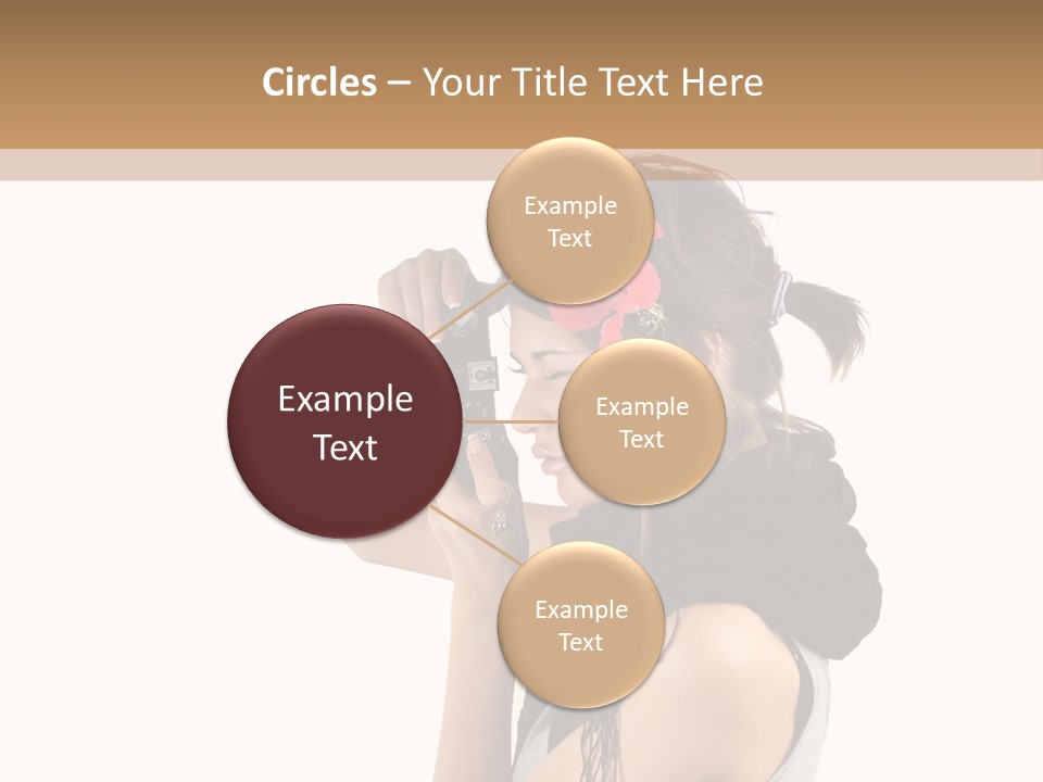 Hair Expression Journalist PowerPoint Template