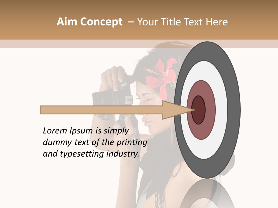 Hair Expression Journalist PowerPoint Template