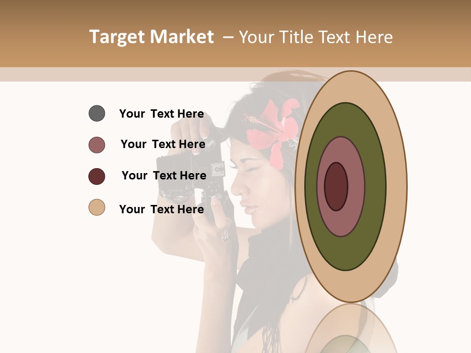 Hair Expression Journalist PowerPoint Template