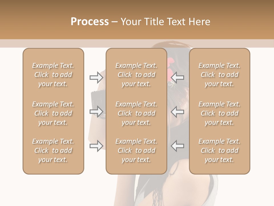 Hair Expression Journalist PowerPoint Template