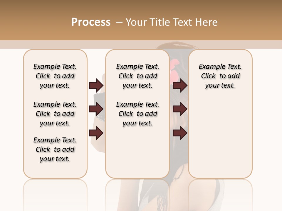 Hair Expression Journalist PowerPoint Template
