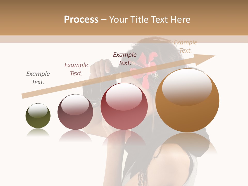 Hair Expression Journalist PowerPoint Template