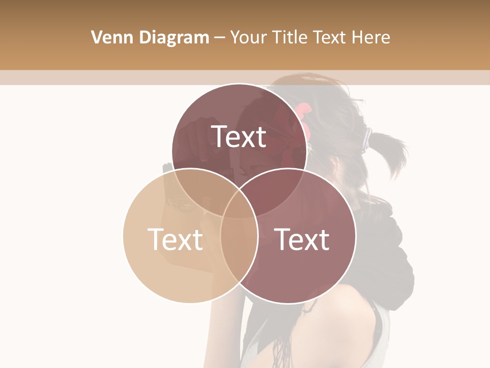 Hair Expression Journalist PowerPoint Template