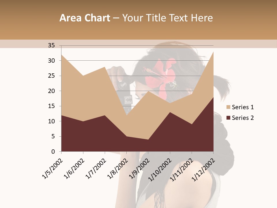 Hair Expression Journalist PowerPoint Template