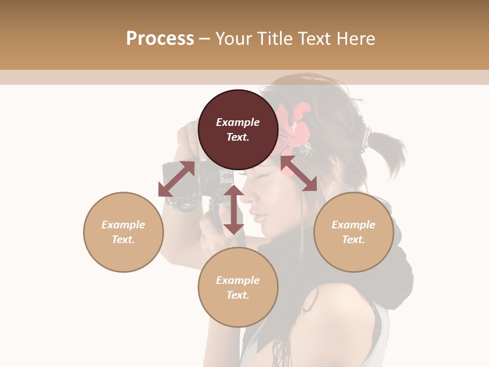 Hair Expression Journalist PowerPoint Template