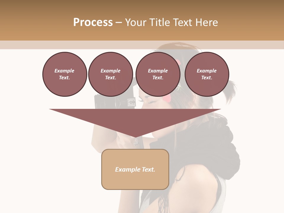 Hair Expression Journalist PowerPoint Template