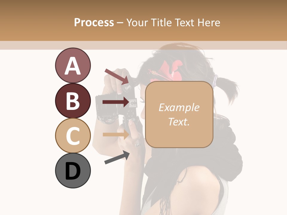 Hair Expression Journalist PowerPoint Template