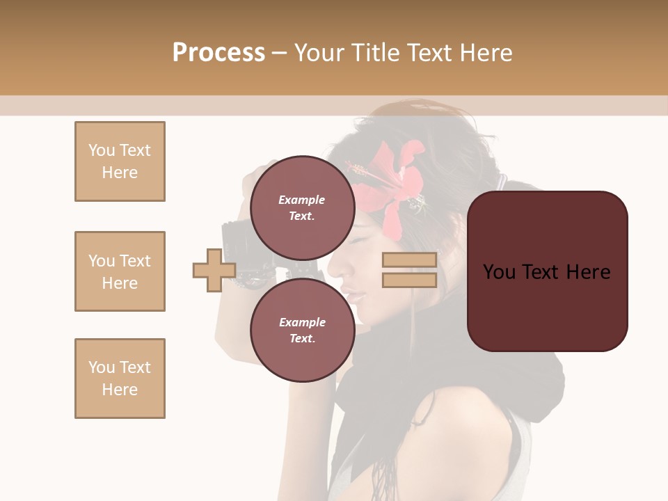 Hair Expression Journalist PowerPoint Template