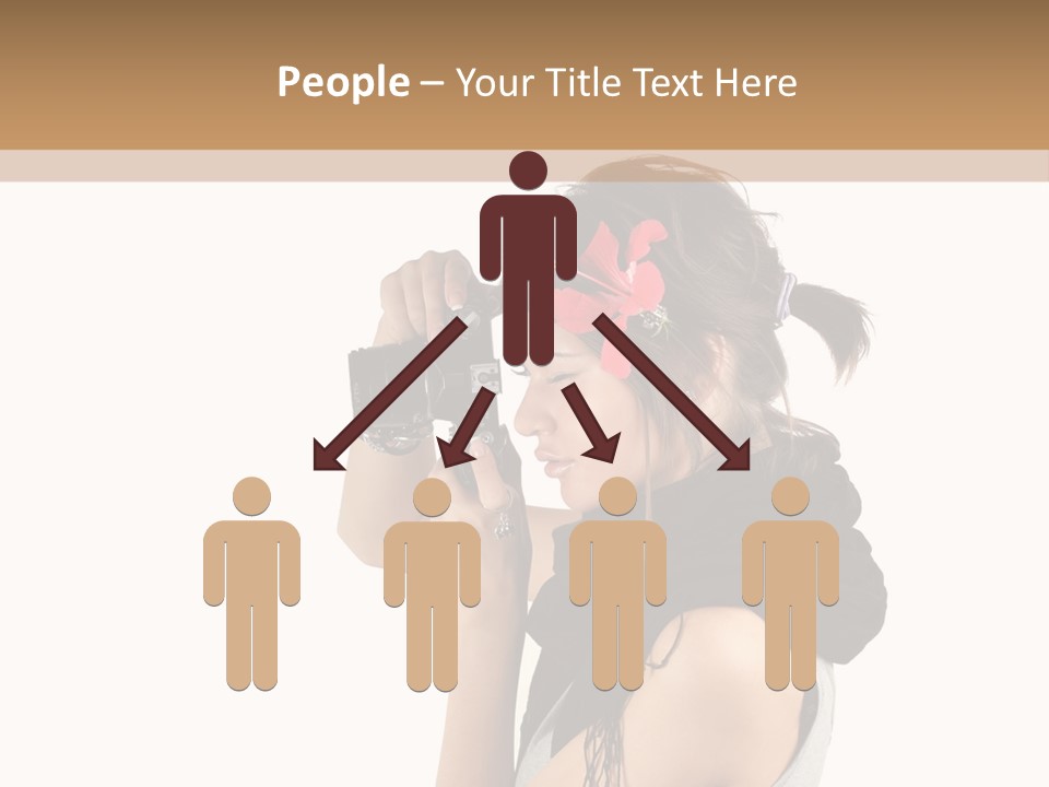 Hair Expression Journalist PowerPoint Template