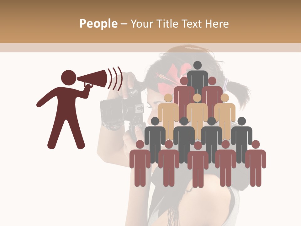 Hair Expression Journalist PowerPoint Template