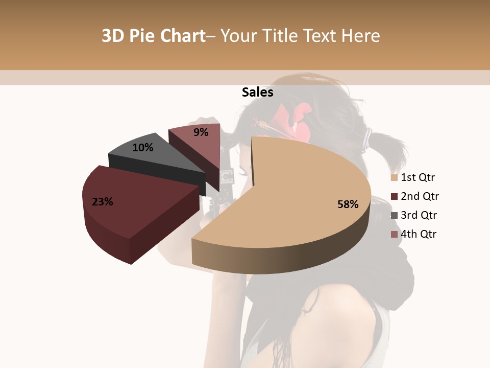 Hair Expression Journalist PowerPoint Template
