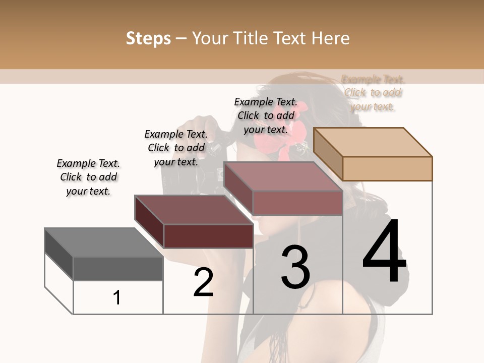 Hair Expression Journalist PowerPoint Template