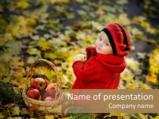 Hold Health Kid PowerPoint Template