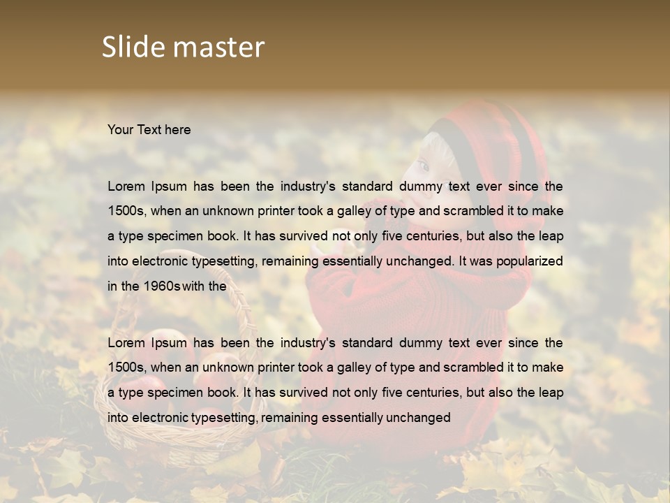 Hold Health Kid PowerPoint Template