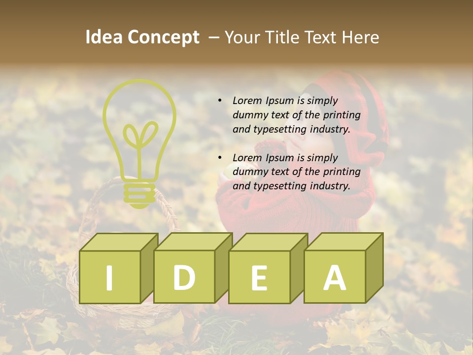 Hold Health Kid PowerPoint Template