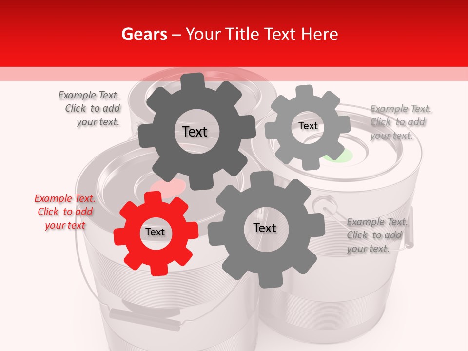 Decoration Pigment Creativity PowerPoint Template