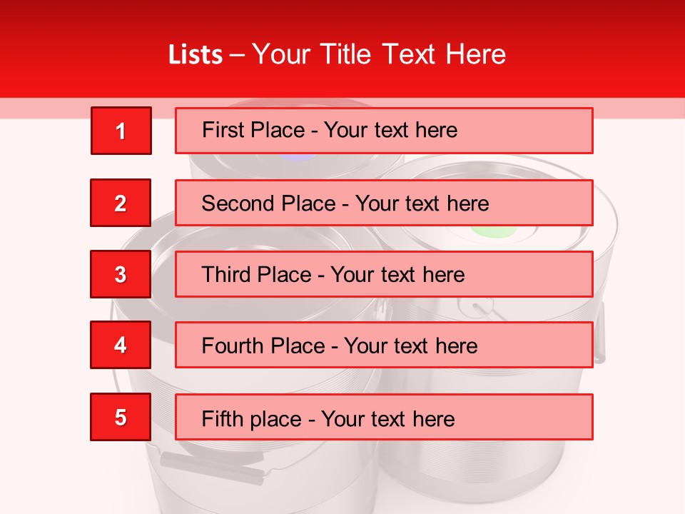Decoration Pigment Creativity PowerPoint Template