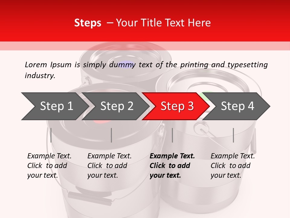 Decoration Pigment Creativity PowerPoint Template