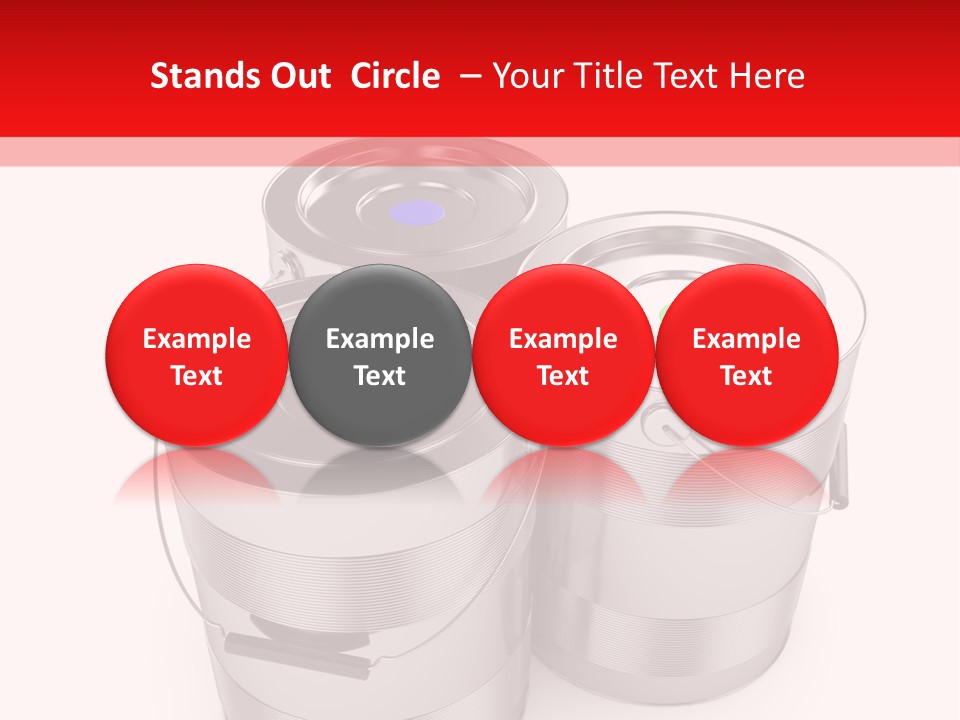 Decoration Pigment Creativity PowerPoint Template