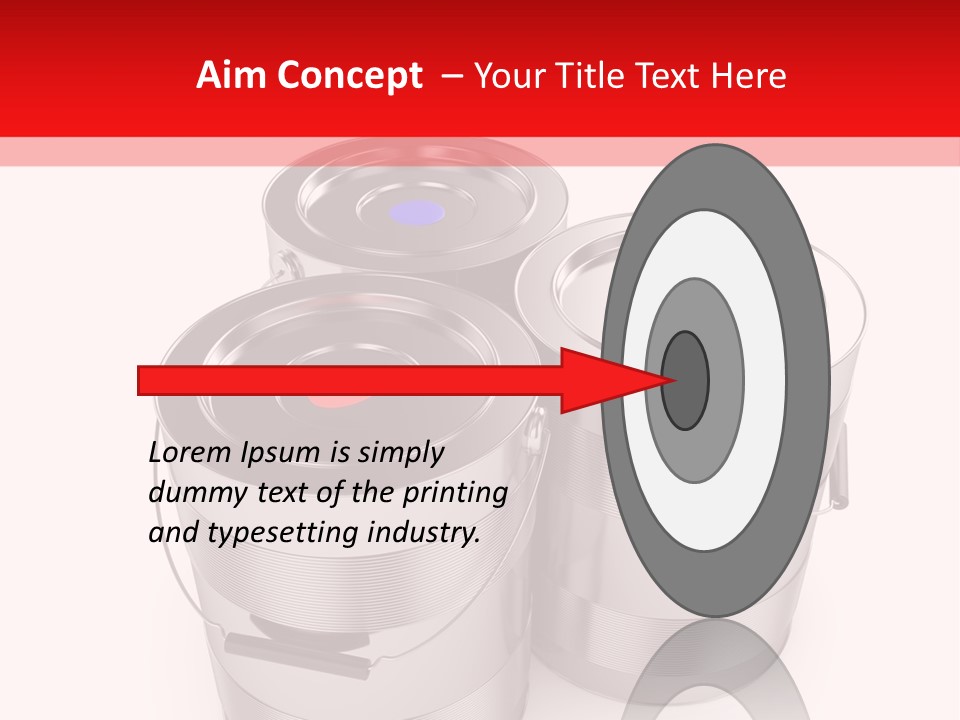 Decoration Pigment Creativity PowerPoint Template