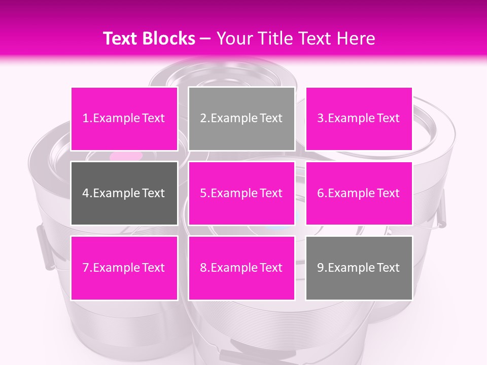 Wet Colorful Concept PowerPoint Template