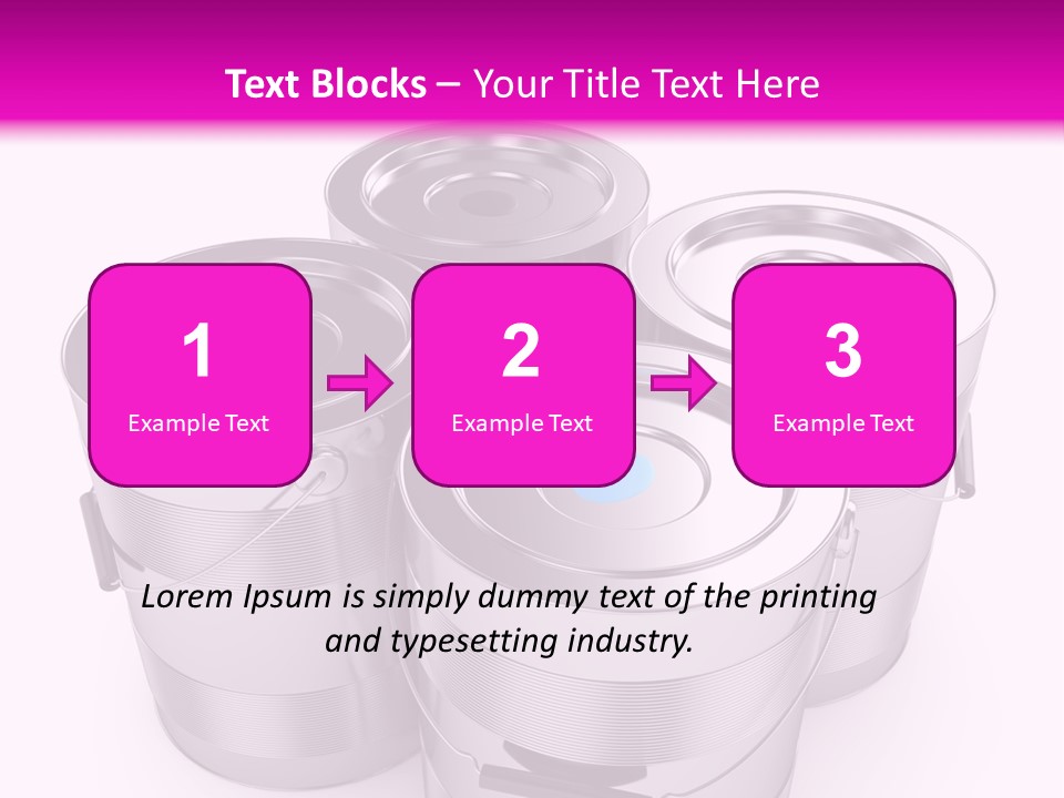 Wet Colorful Concept PowerPoint Template