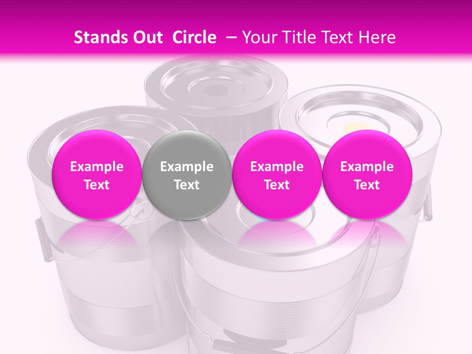 Wet Colorful Concept PowerPoint Template