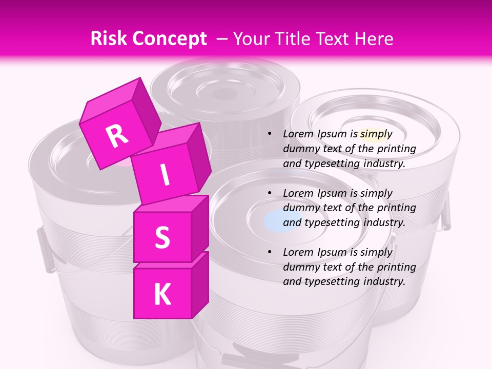 Wet Colorful Concept PowerPoint Template