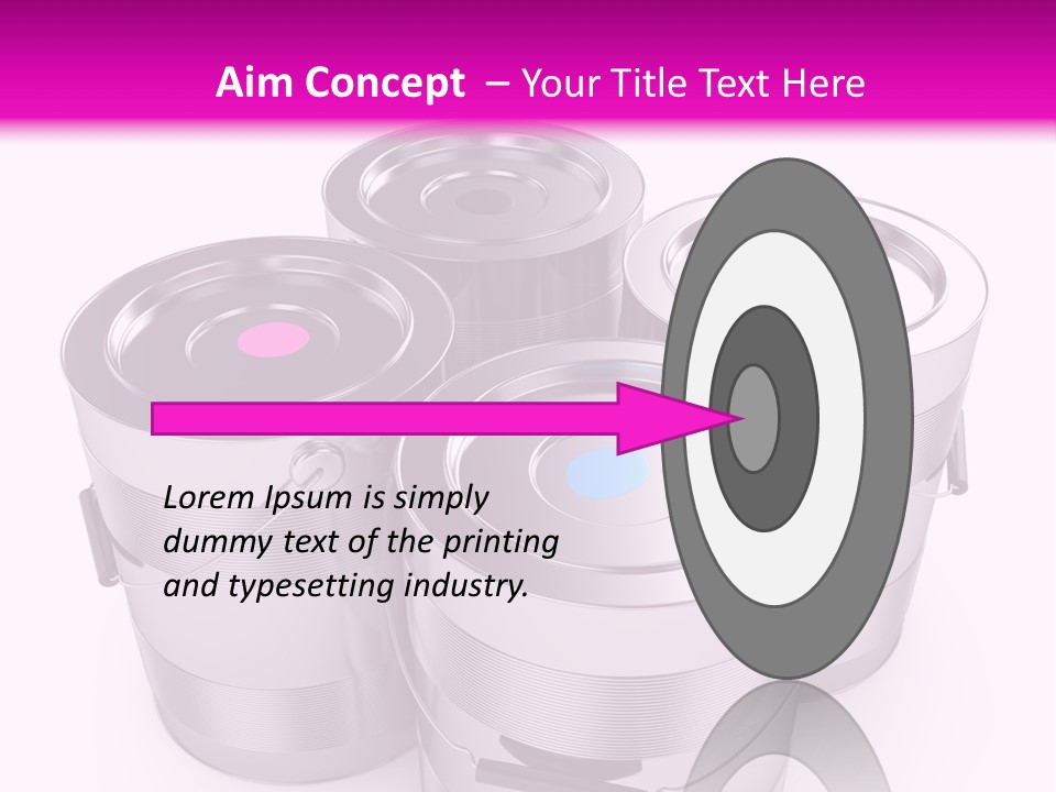 Wet Colorful Concept PowerPoint Template