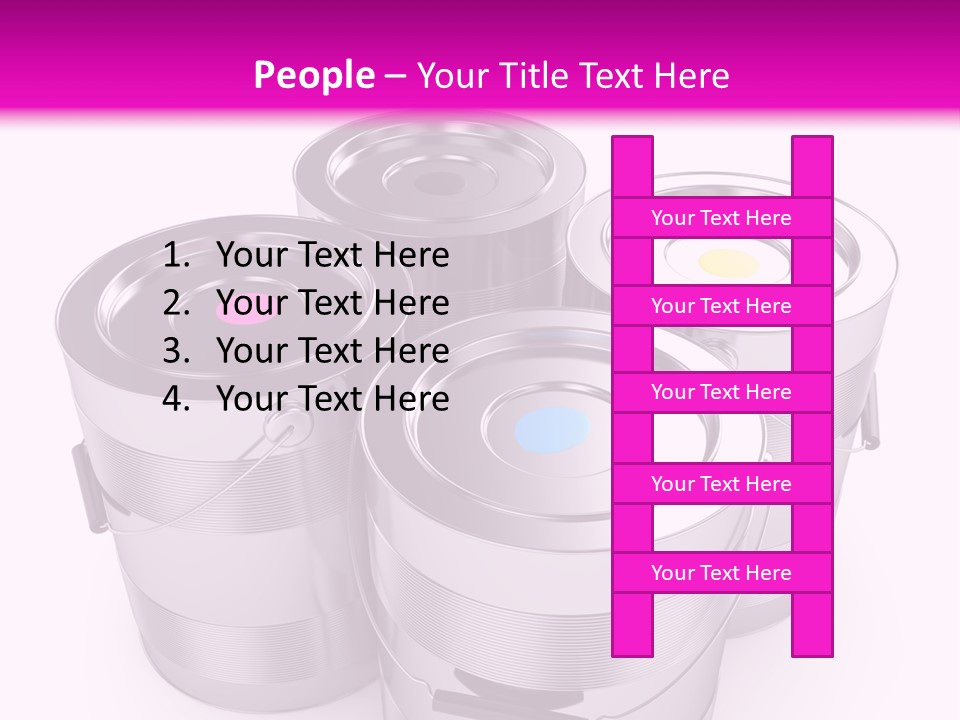 Wet Colorful Concept PowerPoint Template