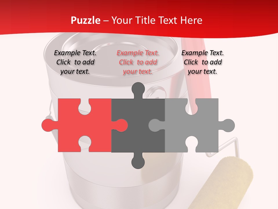 Wet Decoration Background PowerPoint Template