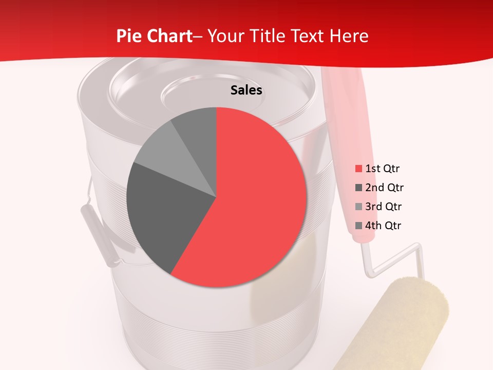 Wet Decoration Background PowerPoint Template