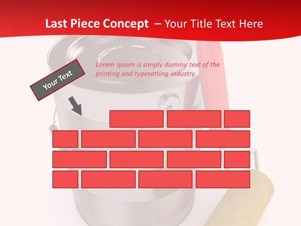 Wet Decoration Background PowerPoint Template