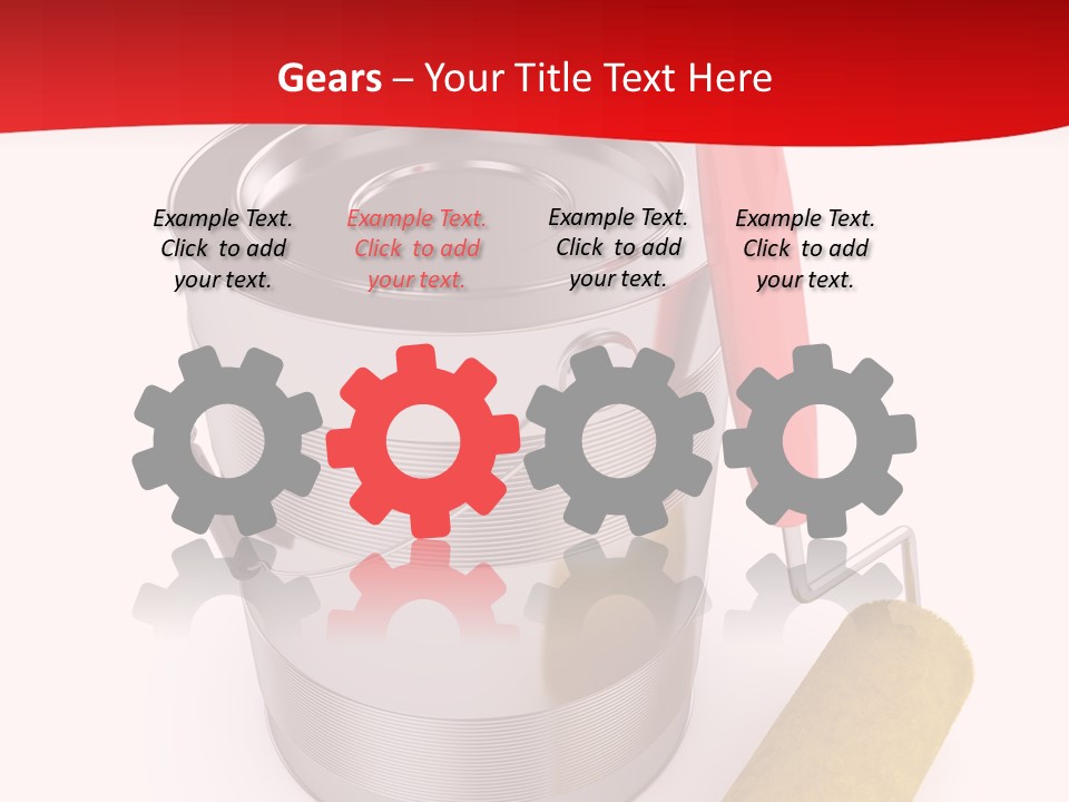 Wet Decoration Background PowerPoint Template