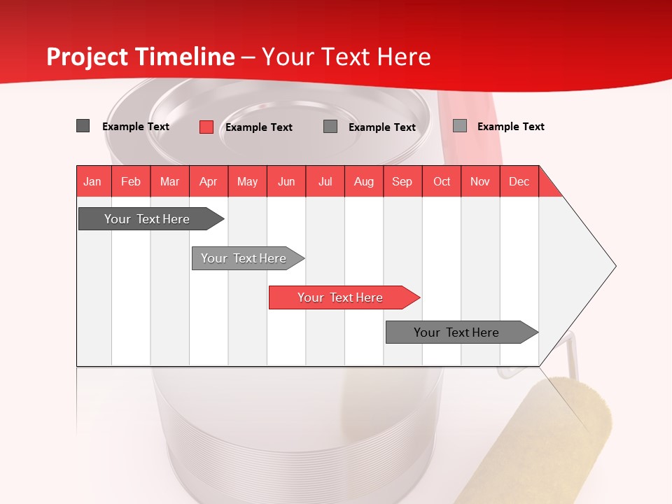 Wet Decoration Background PowerPoint Template