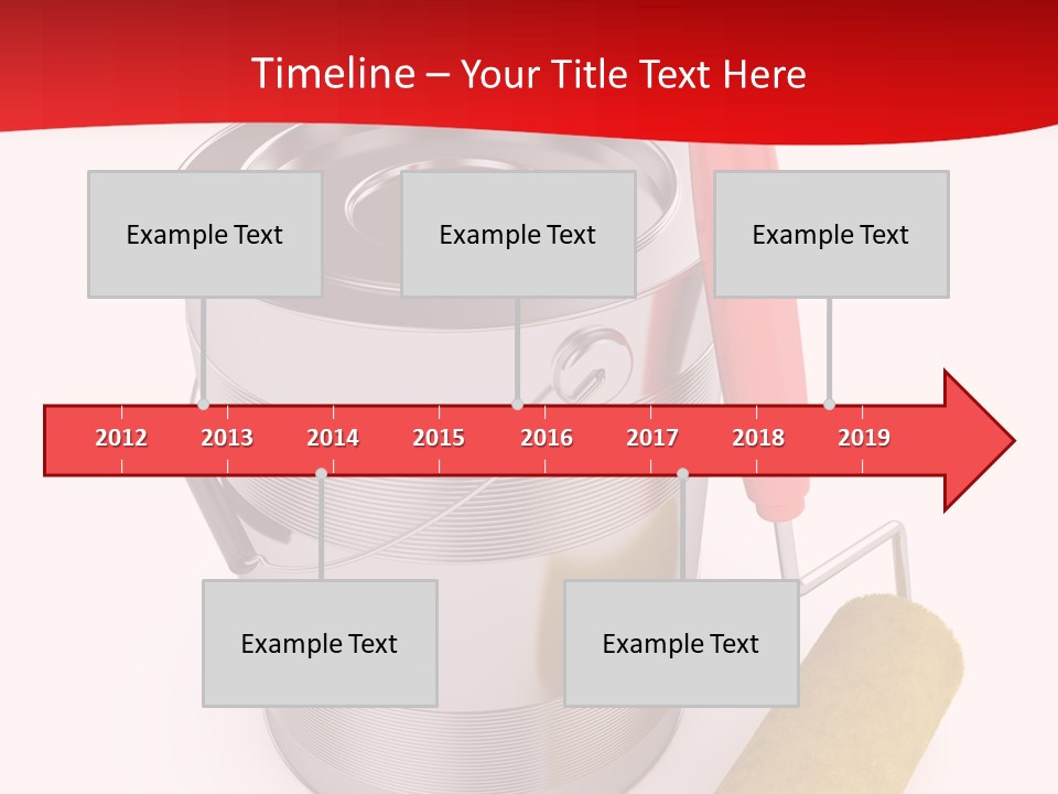Wet Decoration Background PowerPoint Template