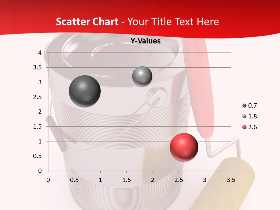 Wet Decoration Background PowerPoint Template