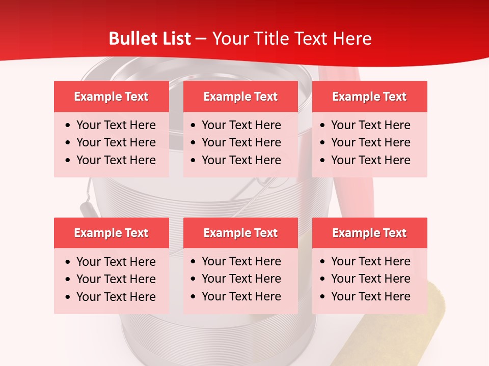 Wet Decoration Background PowerPoint Template