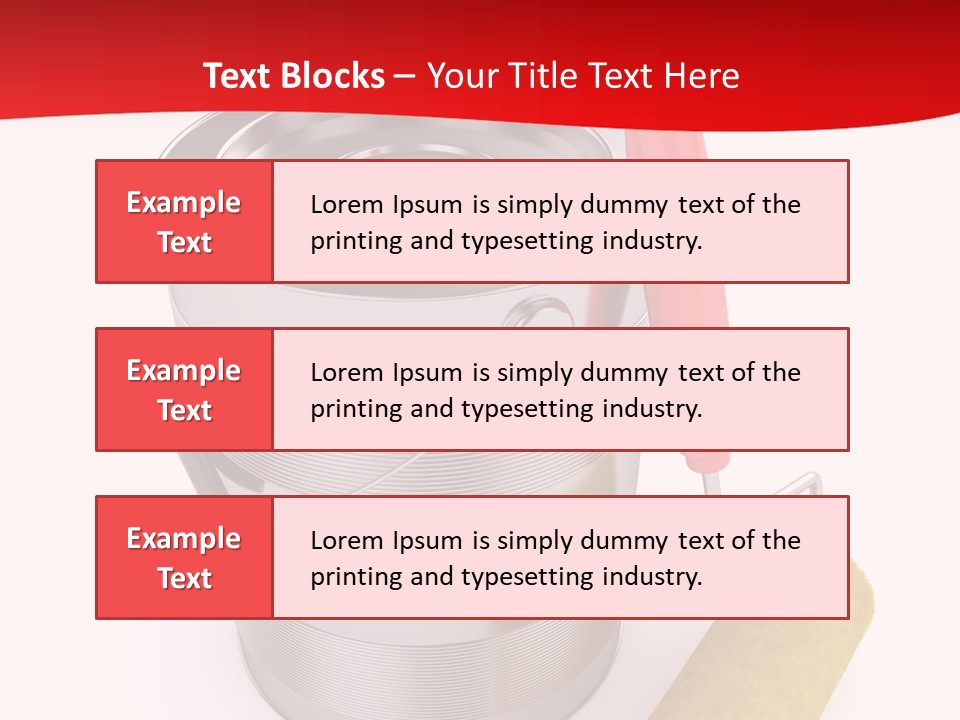 Wet Decoration Background PowerPoint Template