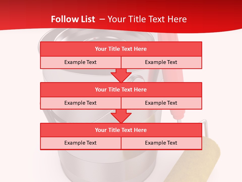 Wet Decoration Background PowerPoint Template