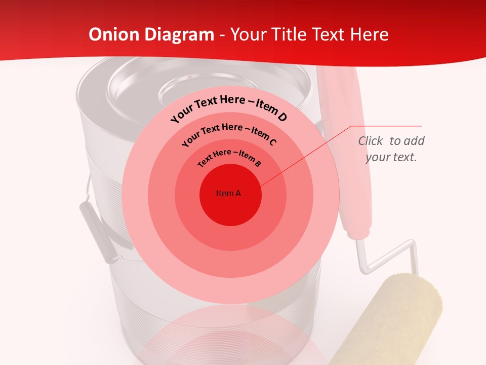 Wet Decoration Background PowerPoint Template