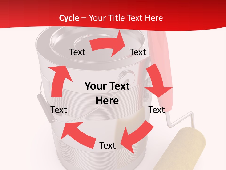 Wet Decoration Background PowerPoint Template