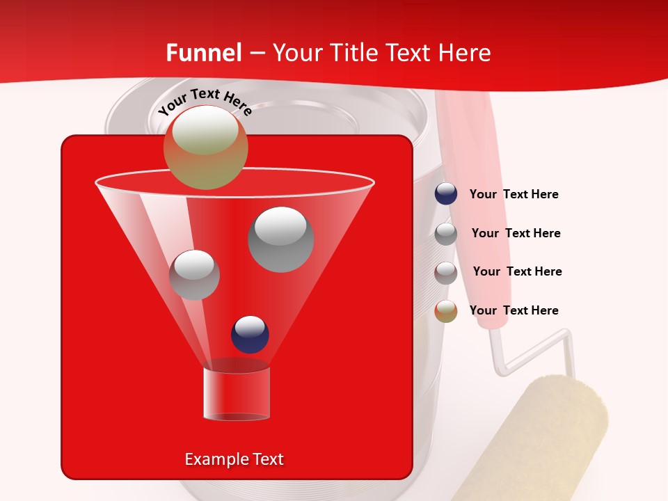 Wet Decoration Background PowerPoint Template