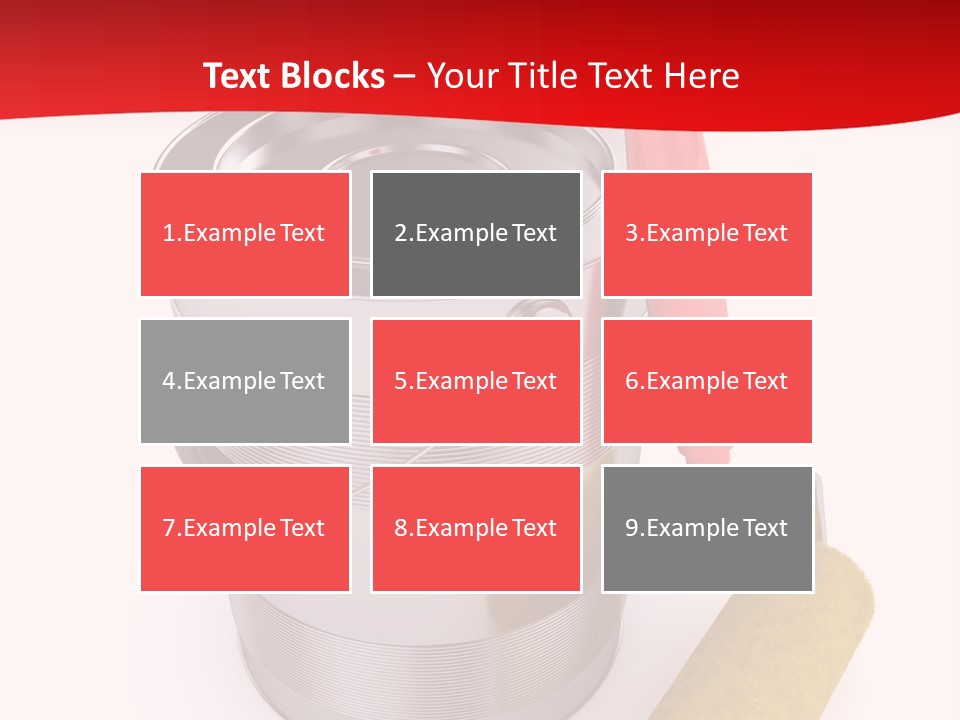 Wet Decoration Background PowerPoint Template