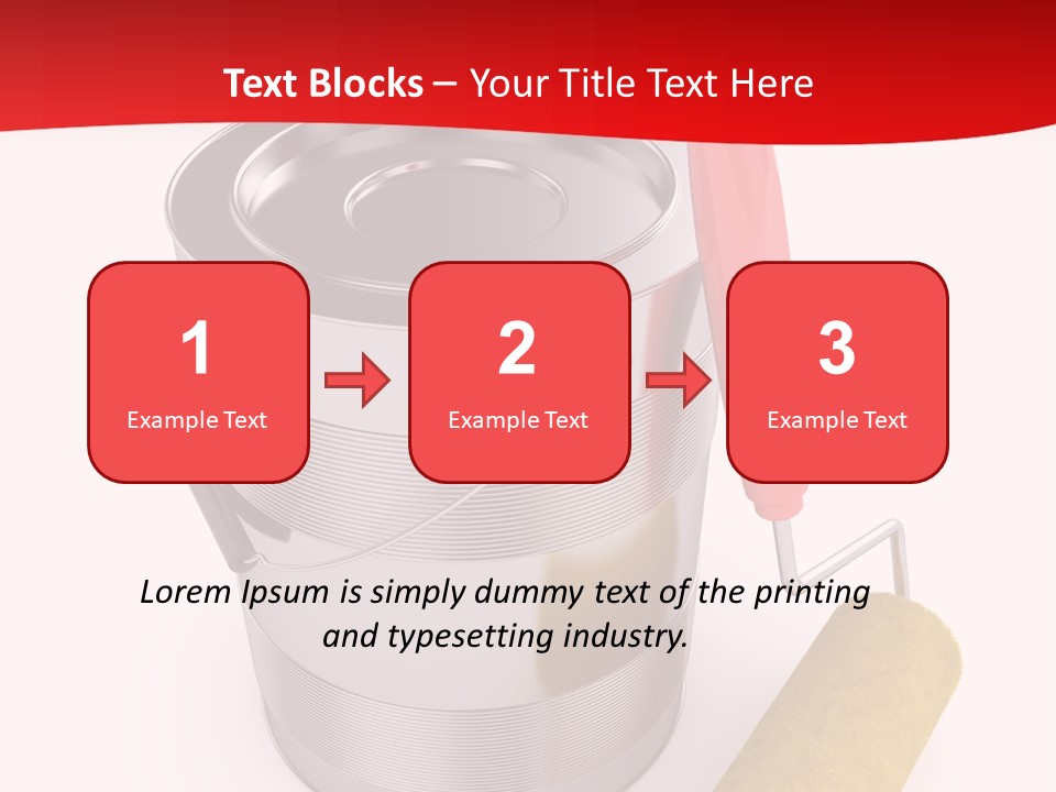 Wet Decoration Background PowerPoint Template