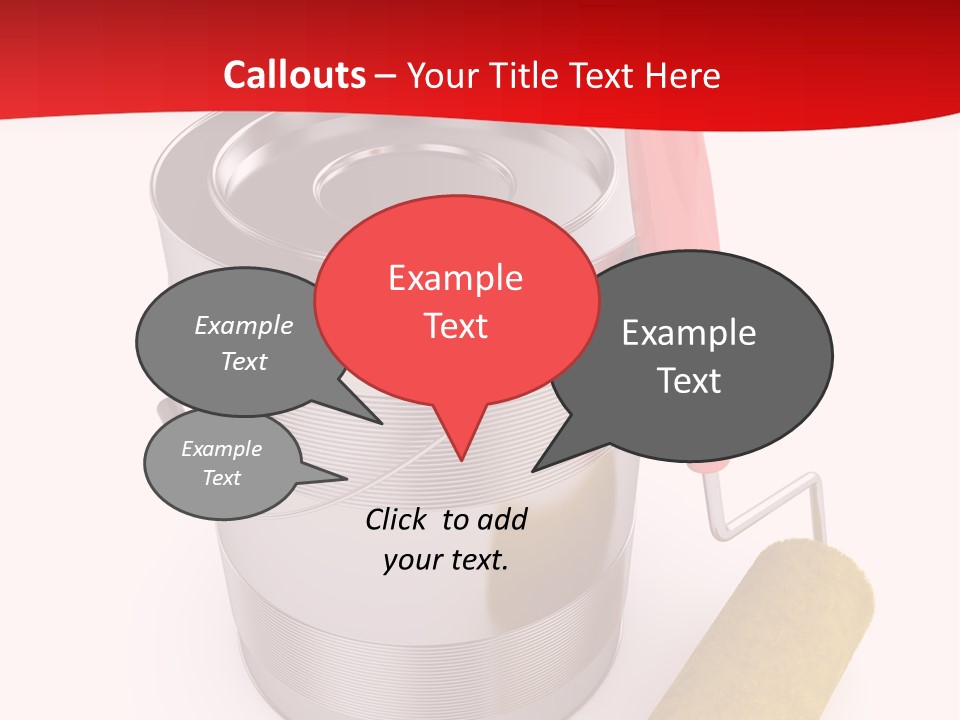 Wet Decoration Background PowerPoint Template