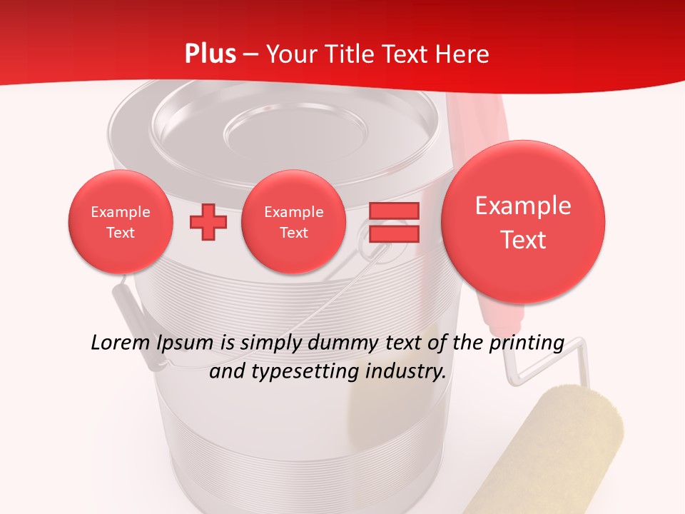Wet Decoration Background PowerPoint Template
