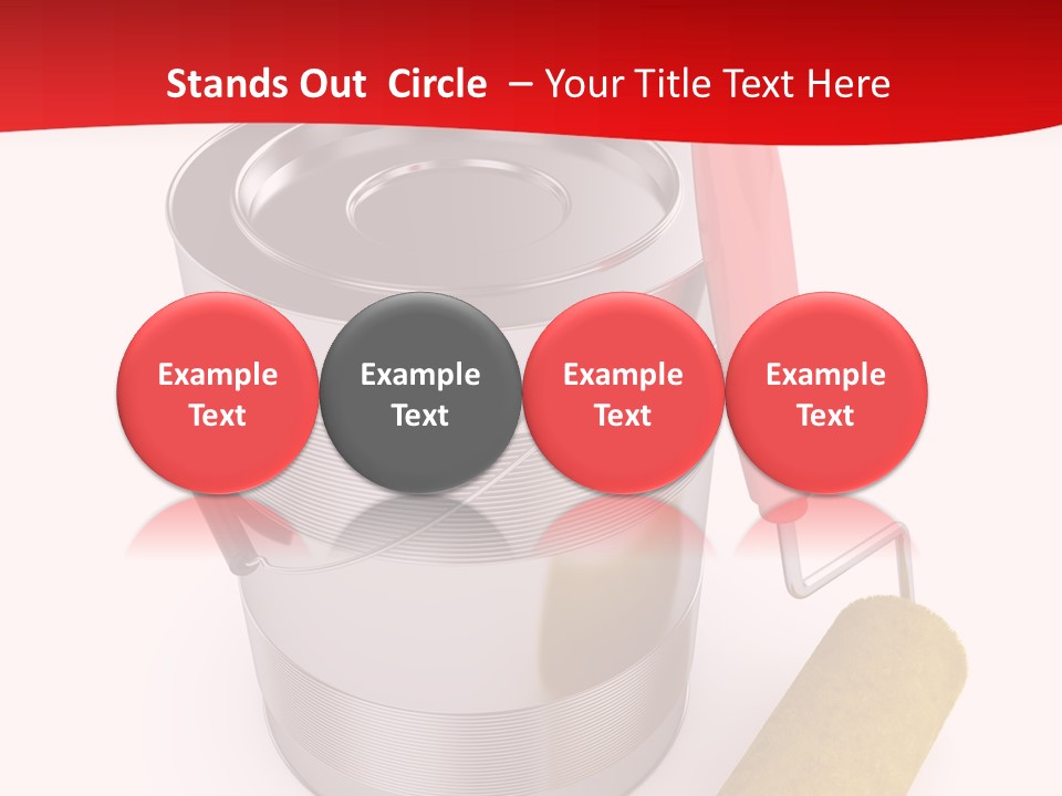 Wet Decoration Background PowerPoint Template