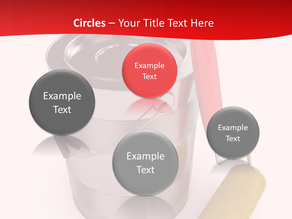 Wet Decoration Background PowerPoint Template