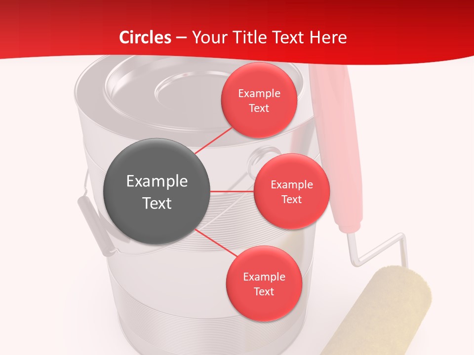 Wet Decoration Background PowerPoint Template